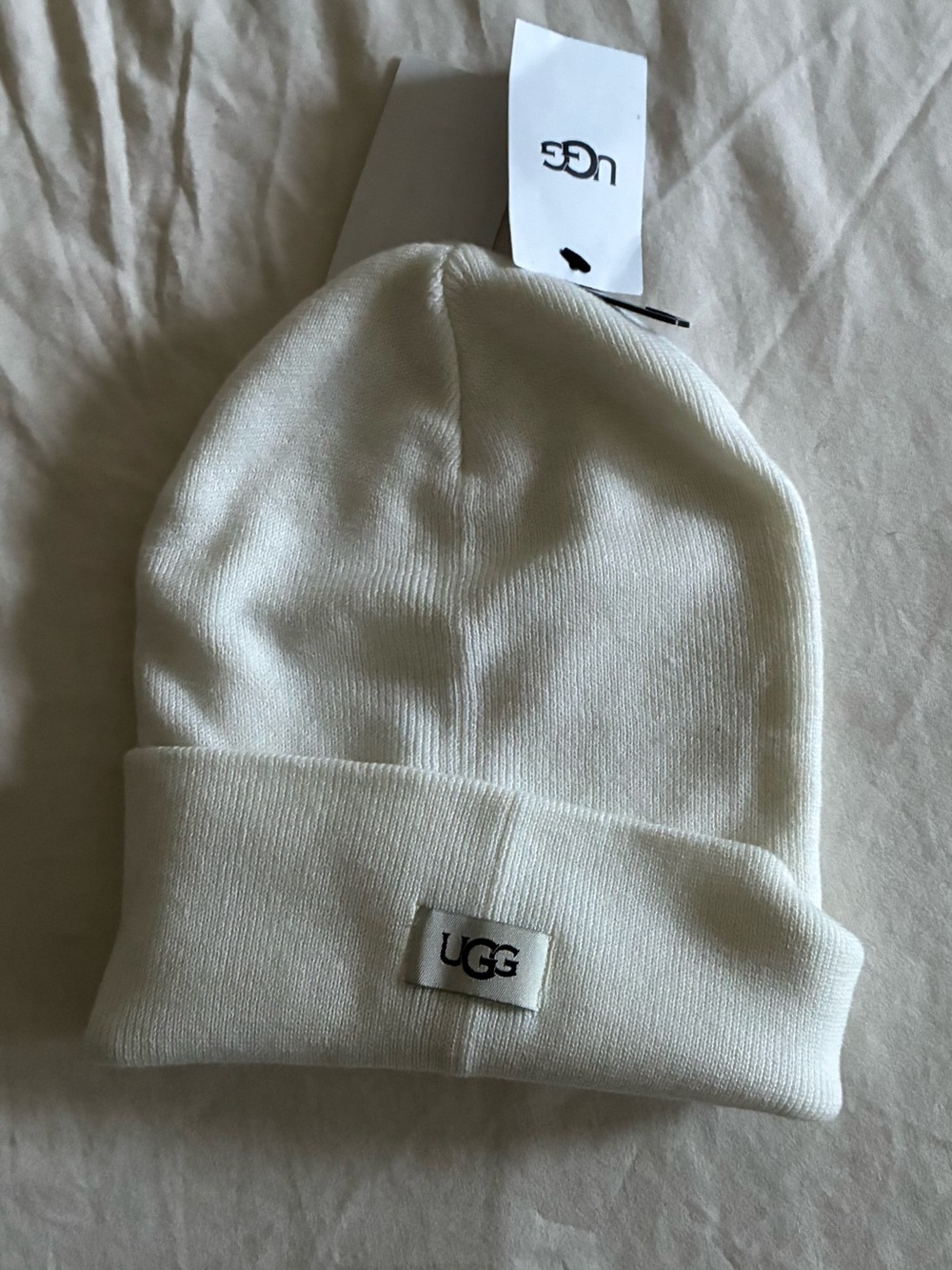 UGG Wool Cream Beanie